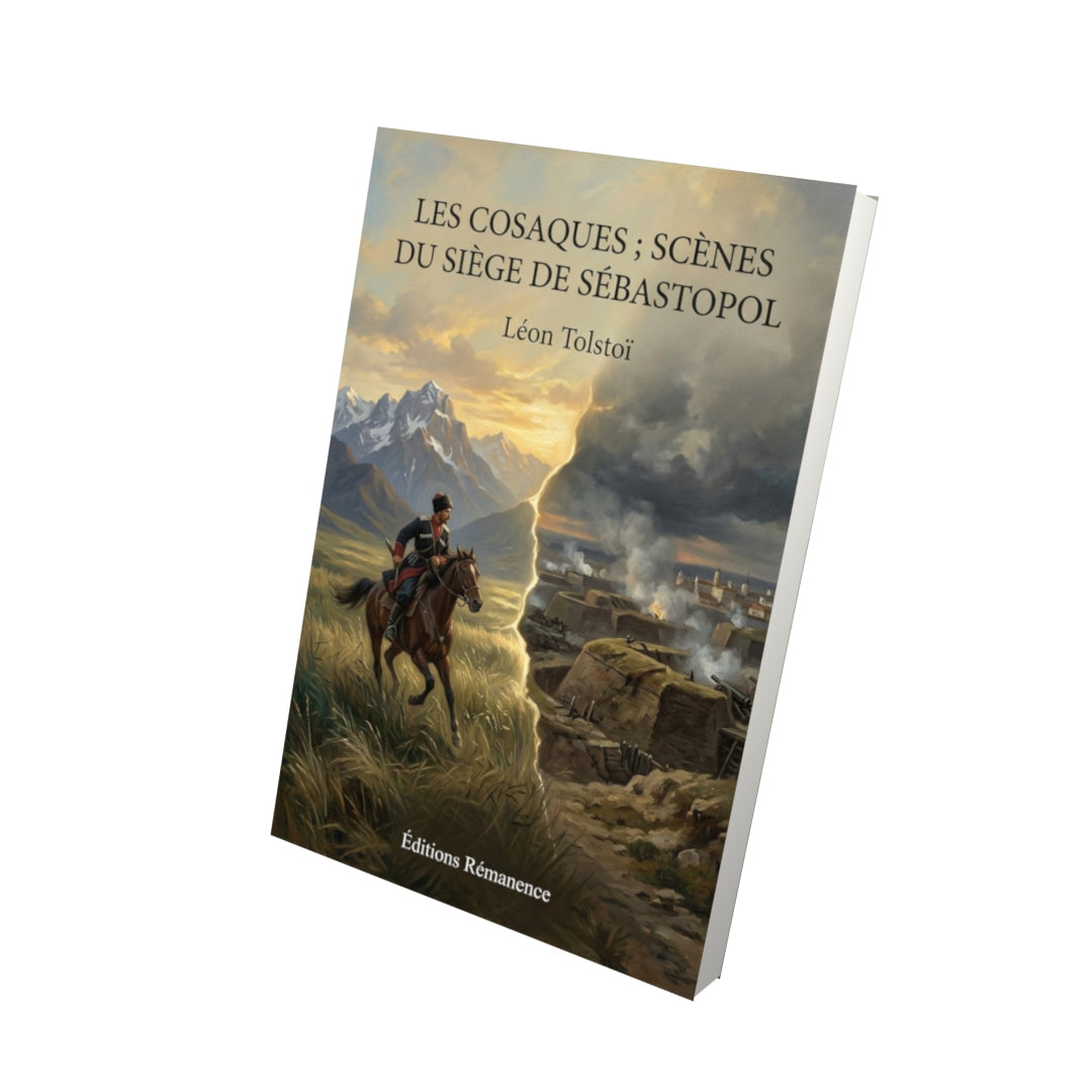 Livre Les Cosaques ; Scènes du siège de Sébastopol par Léon Tolstoï - Vue 3D - Editions Remanence