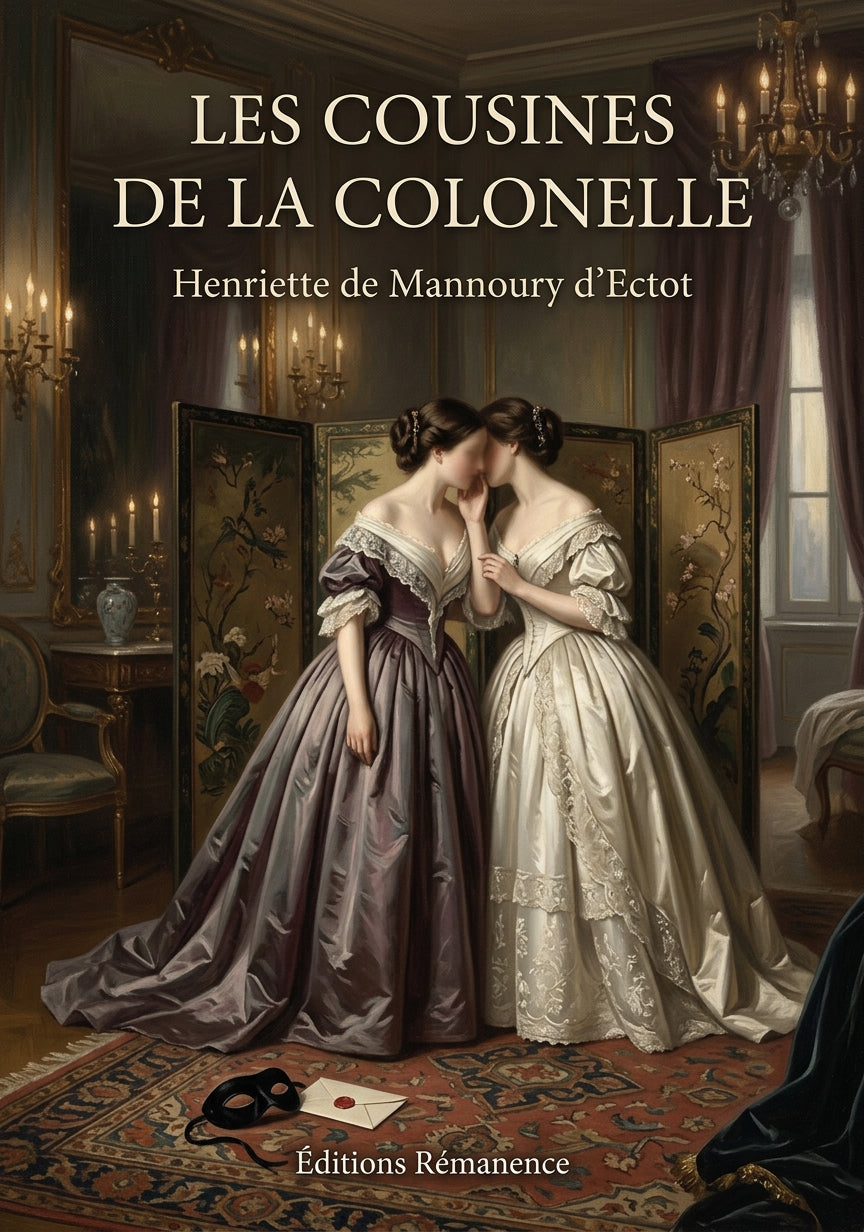 Livre Les Cousines de la colonelle par Henriette de Mannoury d’Ectot - Couverture - Editions Remanence