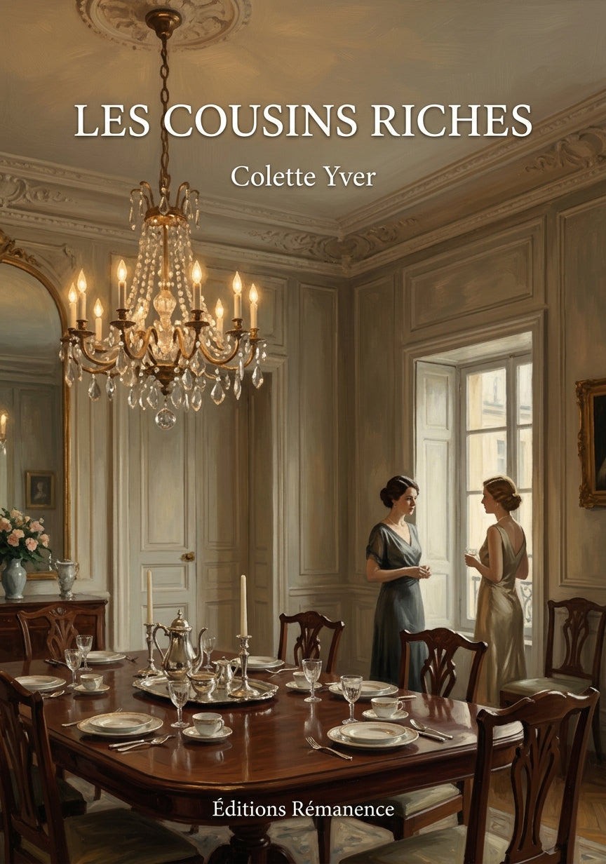 Livre Les Cousins riches par Colette Yver - Couverture - Editions Remanence