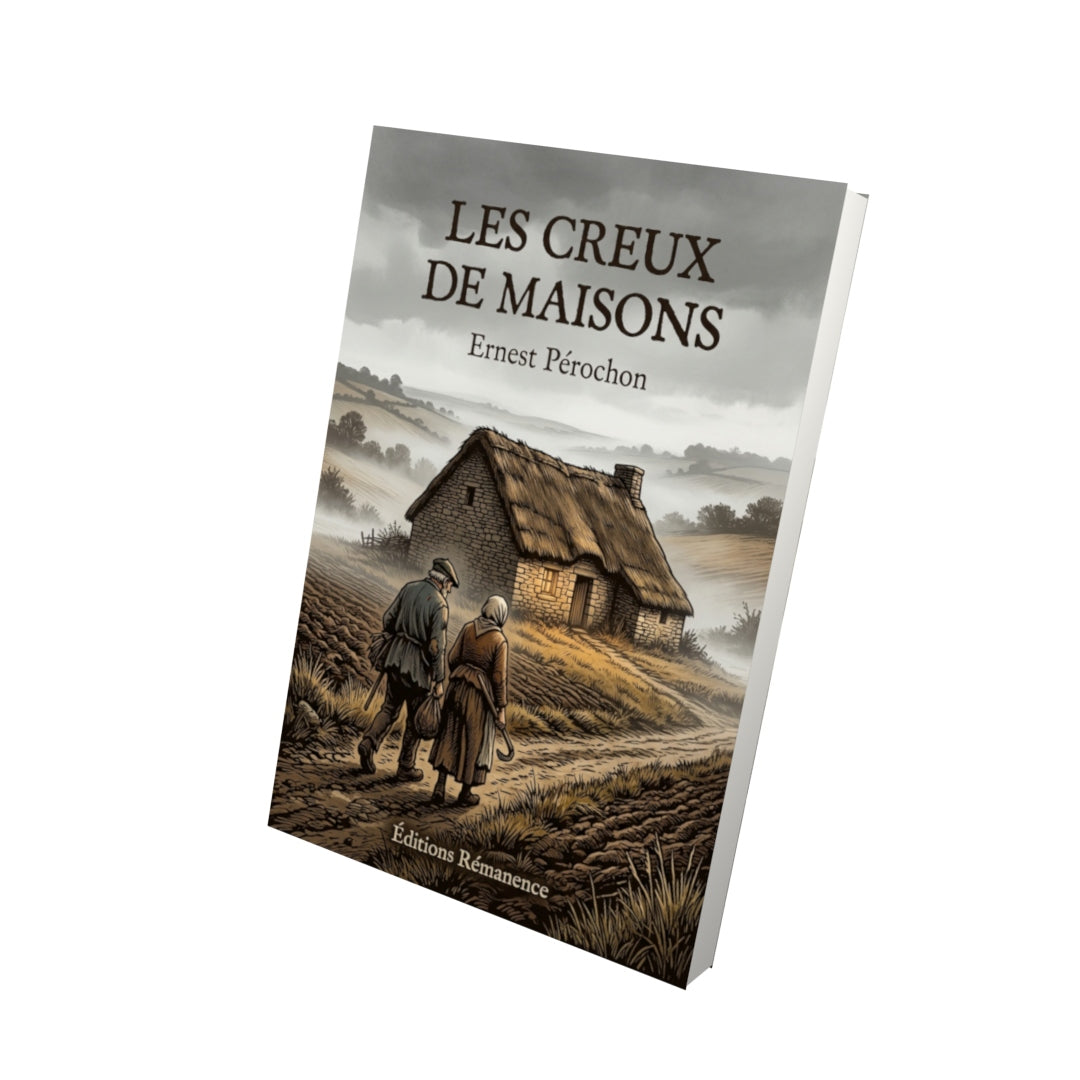 Livre Les Creux de maisons par Ernest Pérochon - Vue 3D - Editions Remanence
