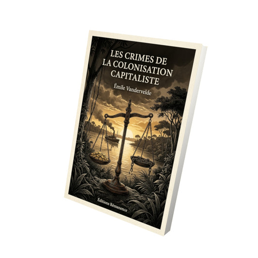 Livre Les Crimes de la colonisation capitaliste par Émile Vandervelde - Vue 3D - Editions Remanence