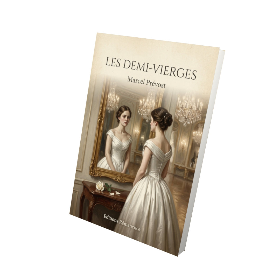 Livre Les Demi-Vierges - Marcel Prévost - Vue 3D - Editions Remanence