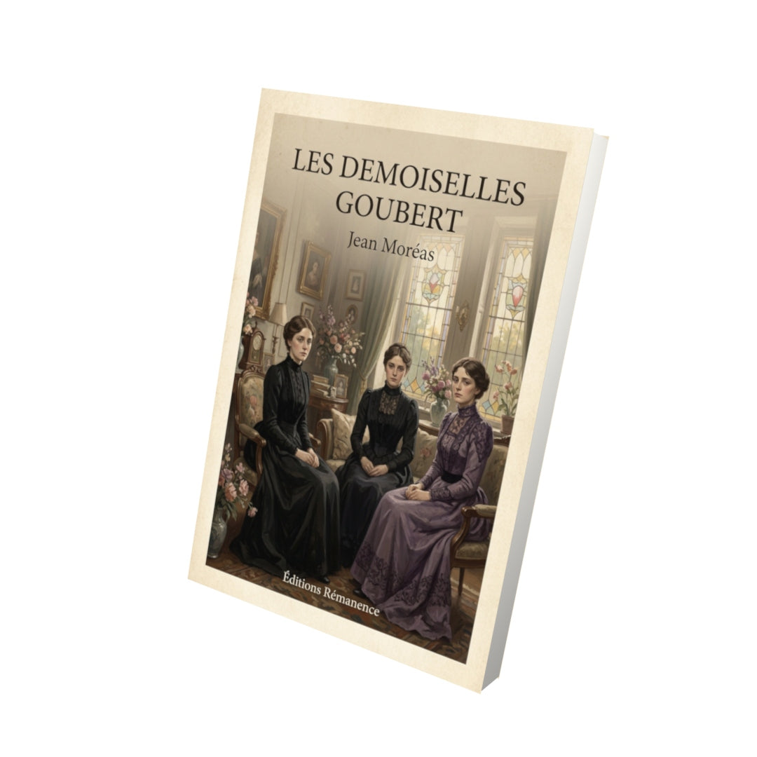 Livre Les demoiselles Goubert - Jean Moréas - Vue 3D - Editions Remanence