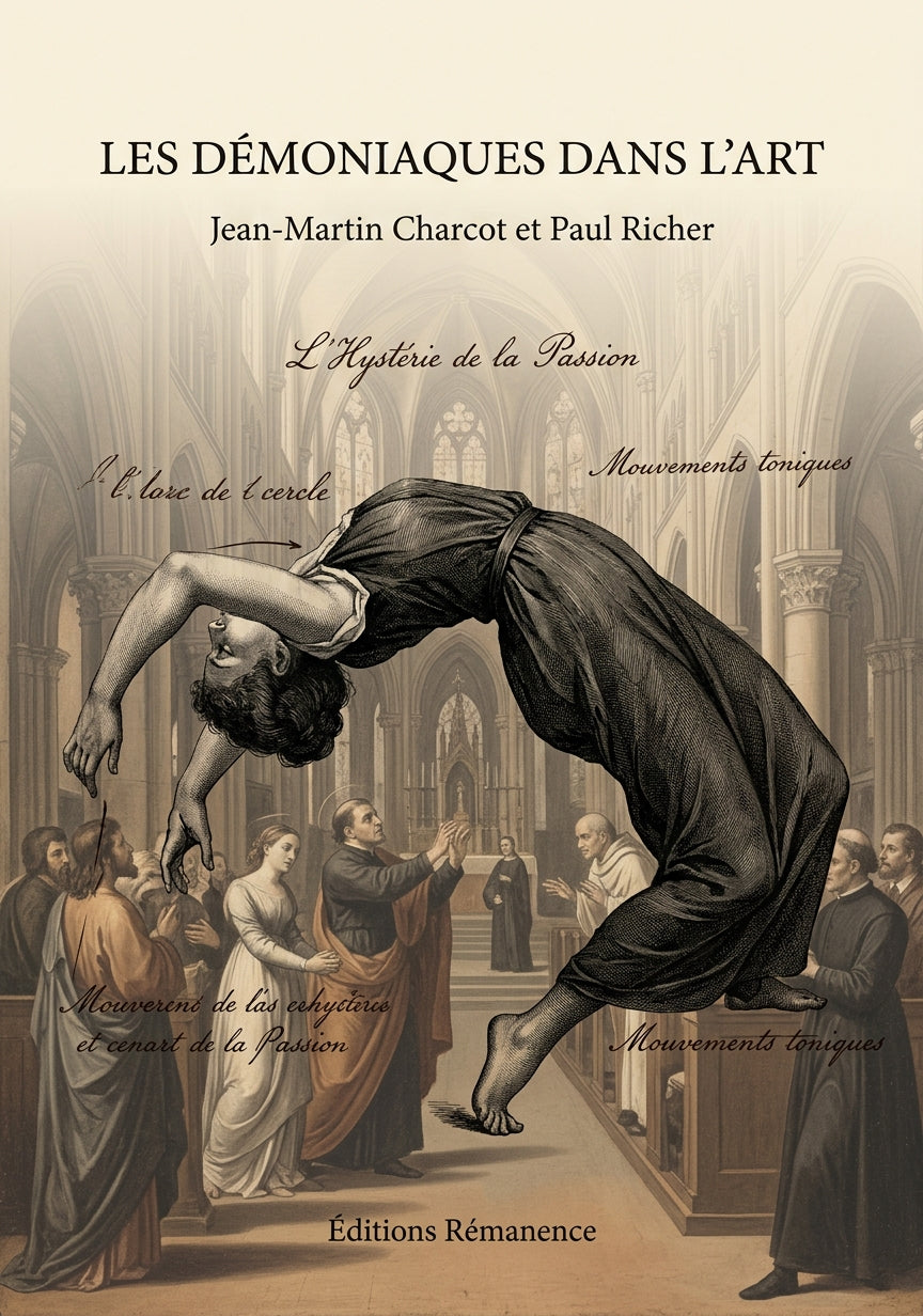 Livre Les Démoniaques dans l’art par Jean-Martin Charcot et Paul Richer - Couverture - Editions Remanence