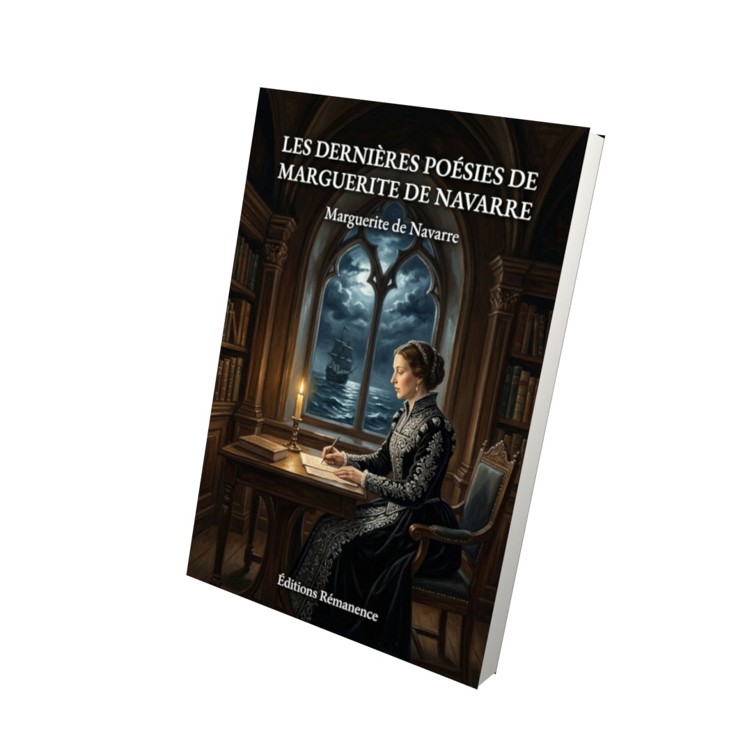 Livre Les Dernières Poésies de Marguerite de Navarre par Marguerite de Navarre - Vue 3D - Editions Remanence