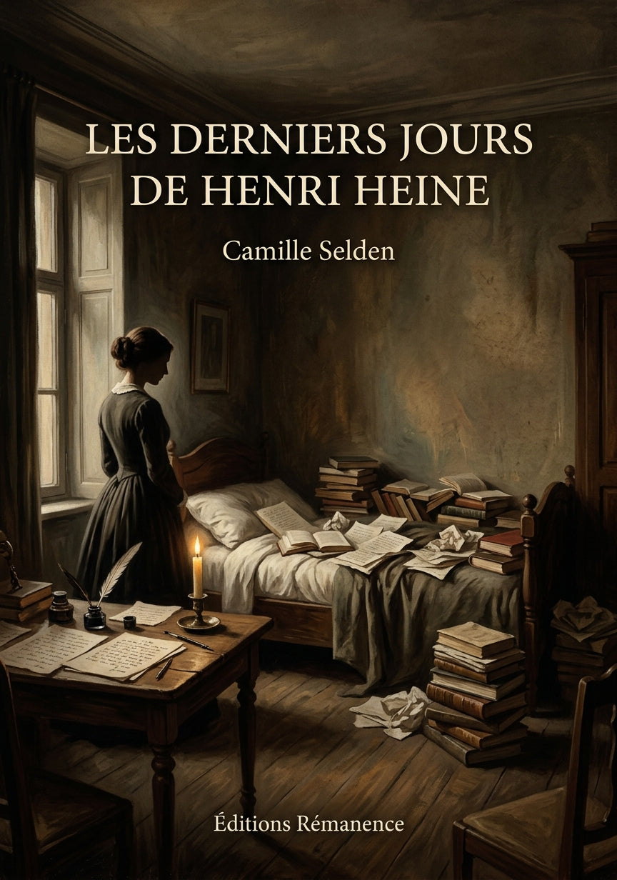Livre Les Derniers Jours de Henri Heine par Camille Selden - Couverture - Editions Remanence