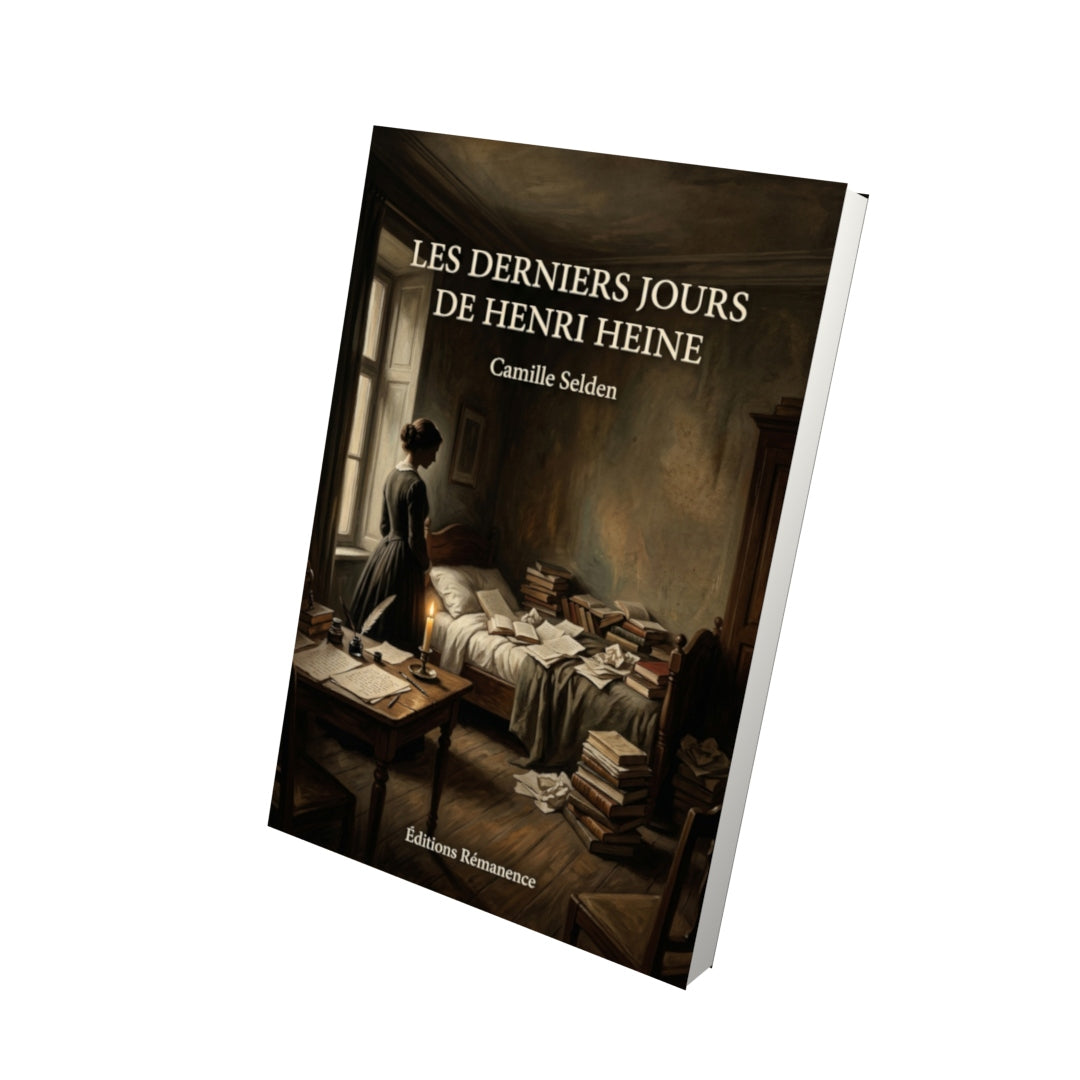 Livre Les Derniers Jours de Henri Heine par Camille Selden - Vue 3D - Editions Remanence