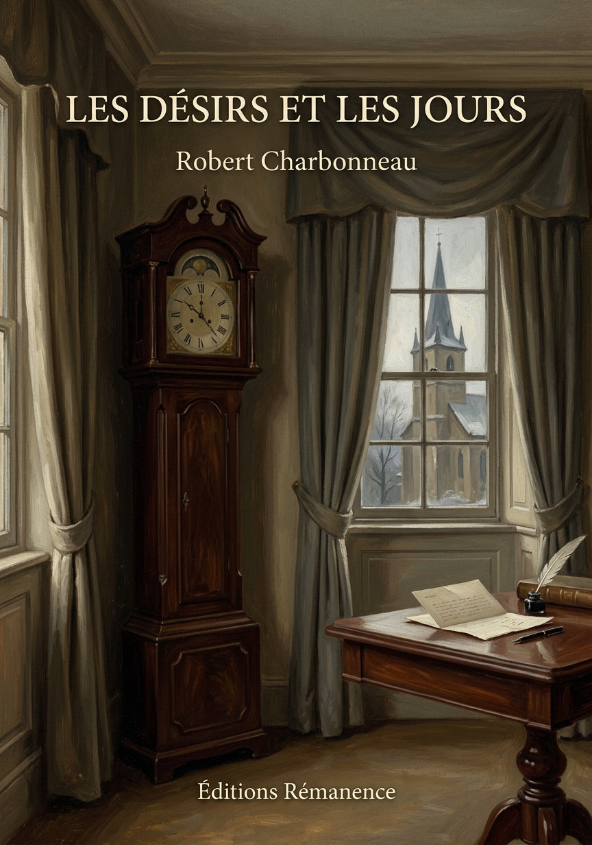 Livre Les Désirs et les jours par Robert Charbonneau - Couverture - Editions Remanence