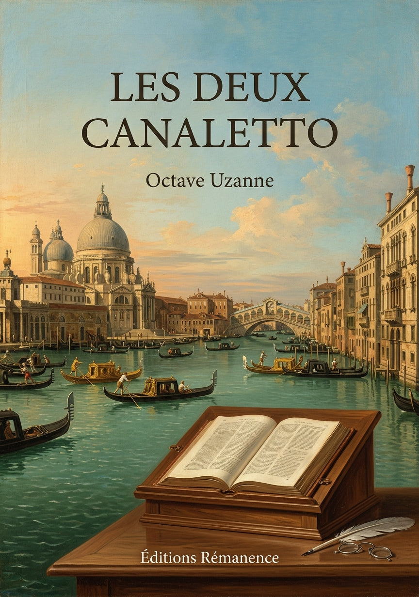 Livre Les Deux Canaletto par Octave Uzanne - Couverture - Editions Remanence