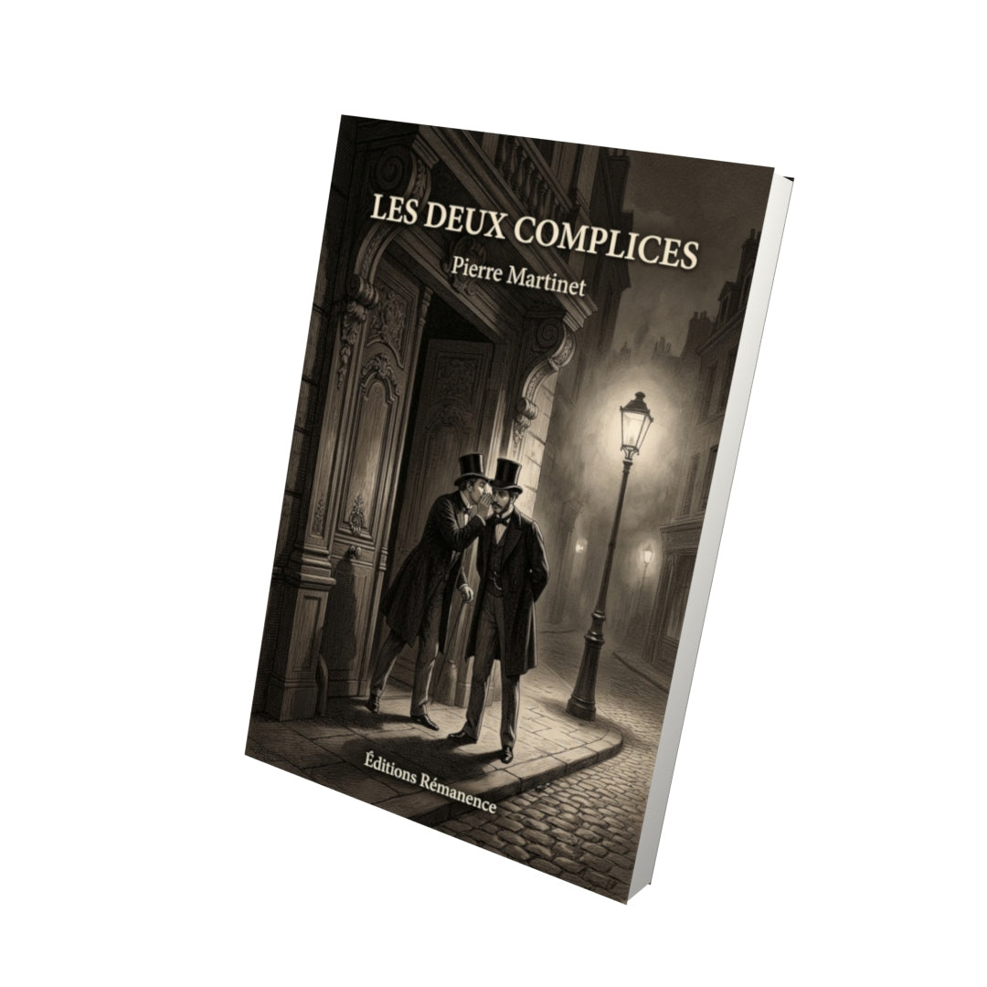 Livre Les deux Complices par Pierre Martinet - Vue 3D - Editions Remanence