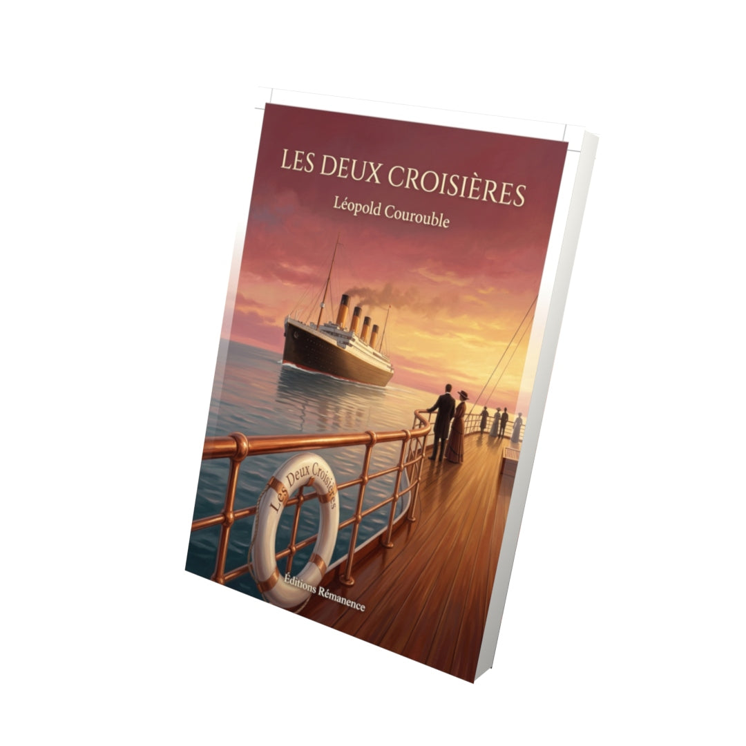 Livre Les Deux croisières par Léopold Courouble - Vue 3D - Editions Remanence