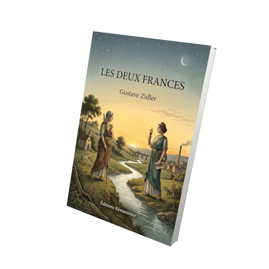 Livre Les Deux Frances par Gustave Zidler - Vue 3D - Editions Remanence