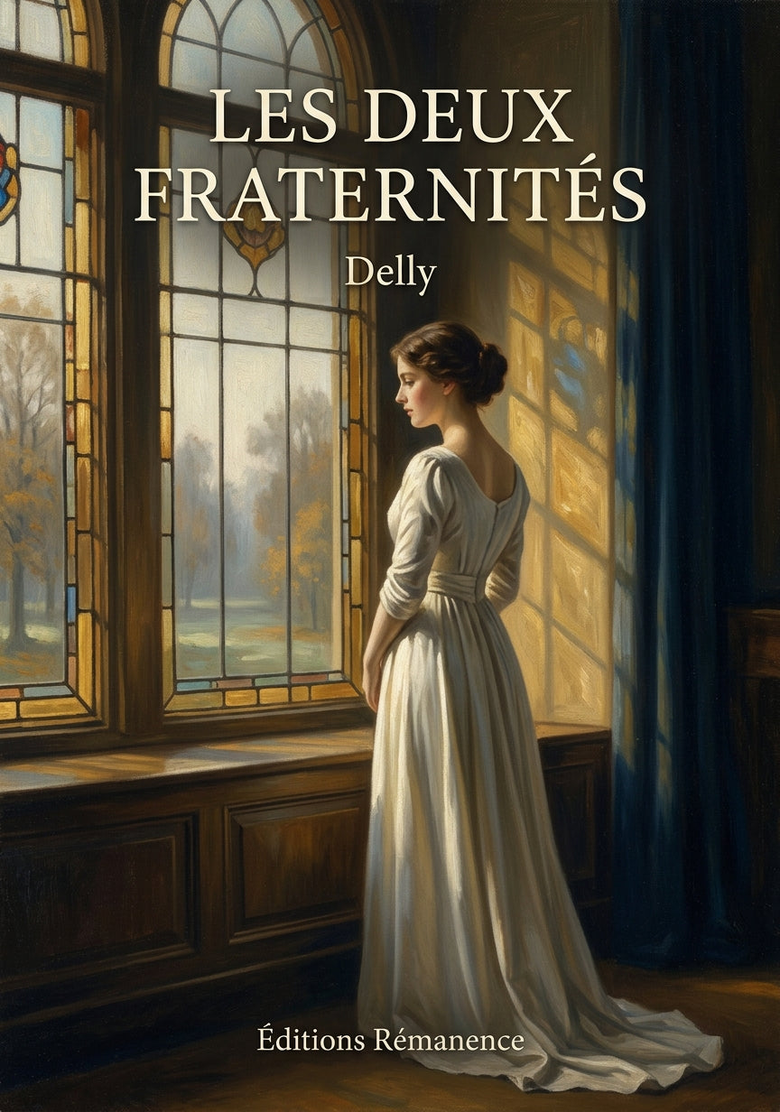 Livre Les Deux fraternités par Delly - Couverture - Editions Remanence