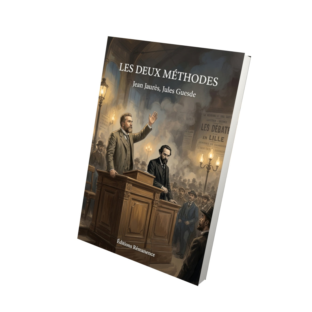 Livre Les Deux Méthodes par Jean Jaurès, Jules Guesde - Vue 3D - Editions Remanence