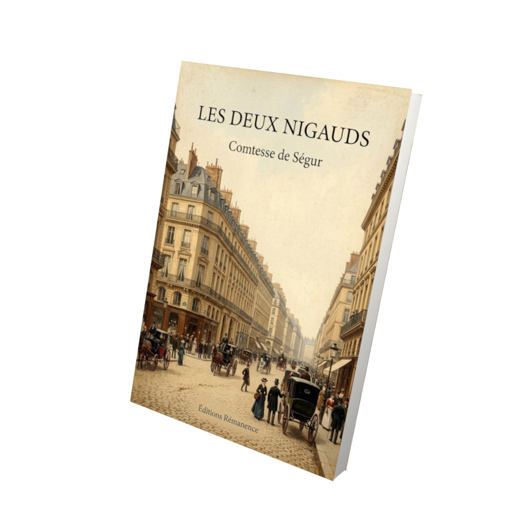 Livre Les deux nigauds - Comtesse de Ségur - Vue 3D - Editions Remanence
