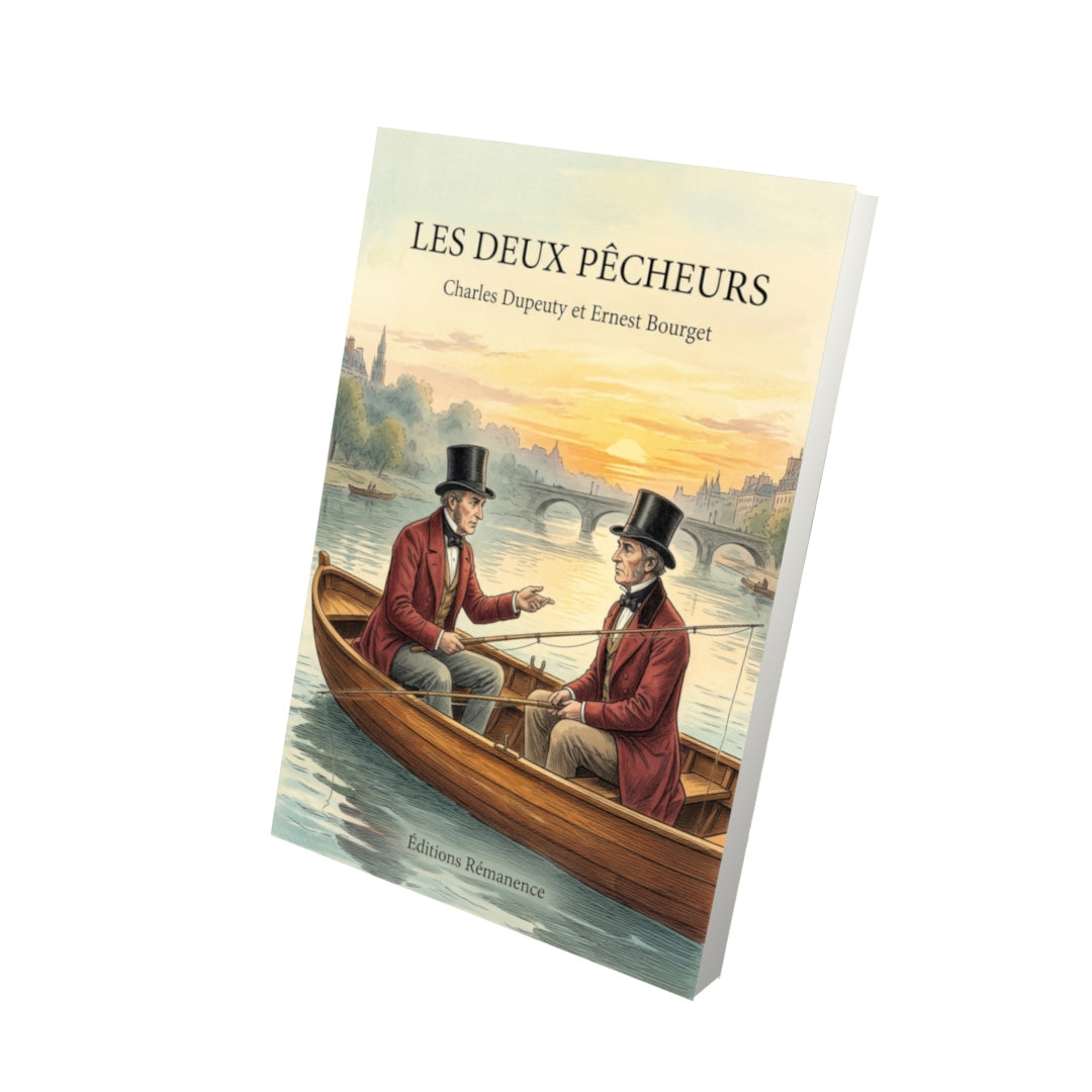 Livre Les Deux Pêcheurs par Charles Dupeuty et Ernest Bourget - Vue 3D - Editions Remanence