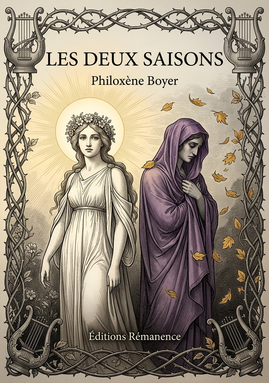 Livre Les Deux Saisons par Philoxène Boyer - Couverture - Editions Remanence