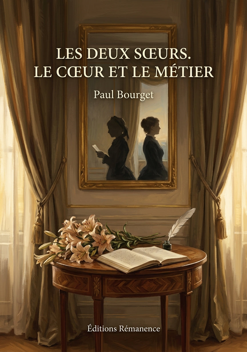 Livre Les Deux Sœurs. Le Cœur et le Métier par Paul Bourget - Couverture - Editions Remanence