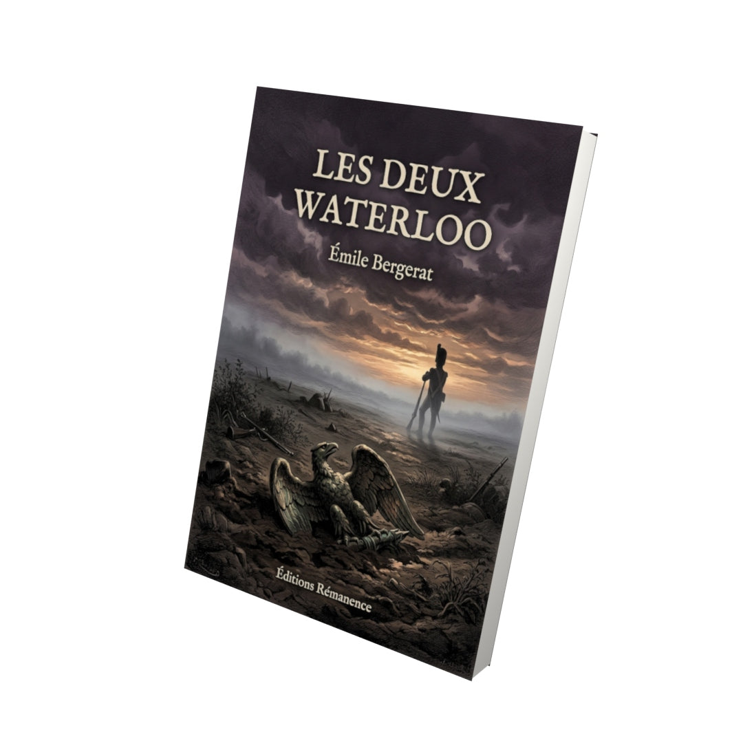 Livre Les Deux Waterloo par Émile Bergerat - Vue 3D - Editions Remanence
