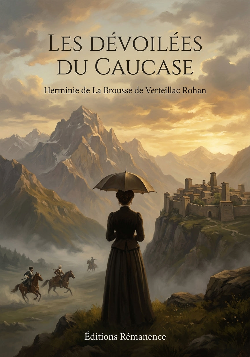 Livre Les Dévoilées du Caucase par Herminie de La Brousse de Verteillac Rohan - Couverture - Editions Remanence