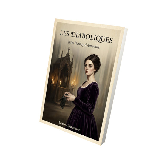 Livre Les diaboliques - Jules Barbey d'Aurevilly - Vue 3D - Editions Remanence