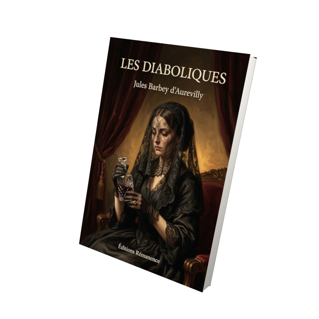 Livre Les Diaboliques par Jules Barbey d’Aurevilly - Vue 3D - Editions Remanence