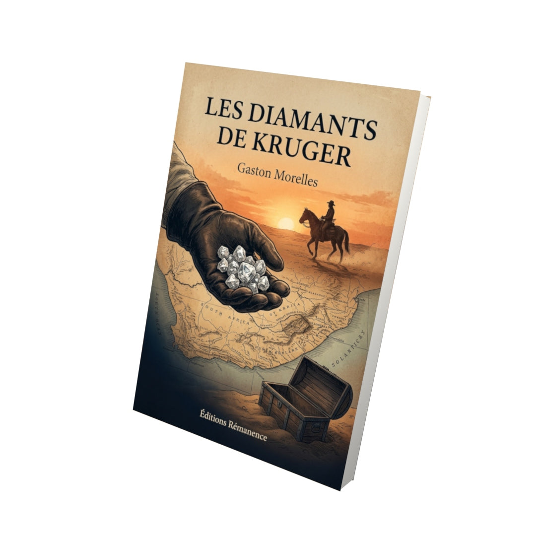 Livre Les diamants de Kruger par Gaston Morelles - Vue 3D - Editions Remanence