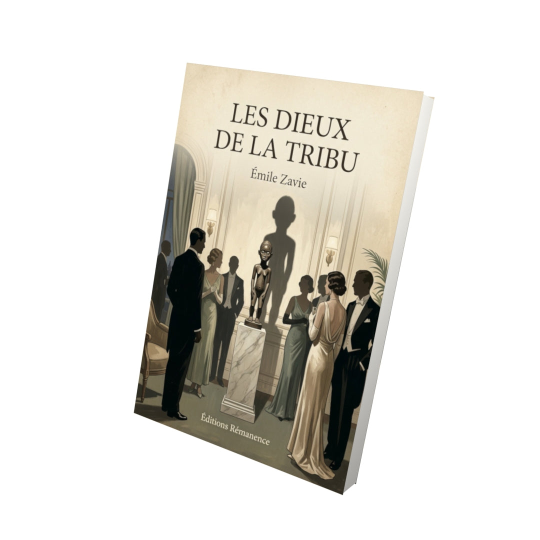 Livre Les dieux de la tribu - Émile Zavie - Vue 3D - Editions Remanence
