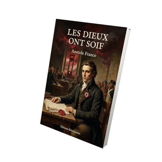 Livre Les Dieux ont soif - Anatole France - Vue 3D - Editions Remanence