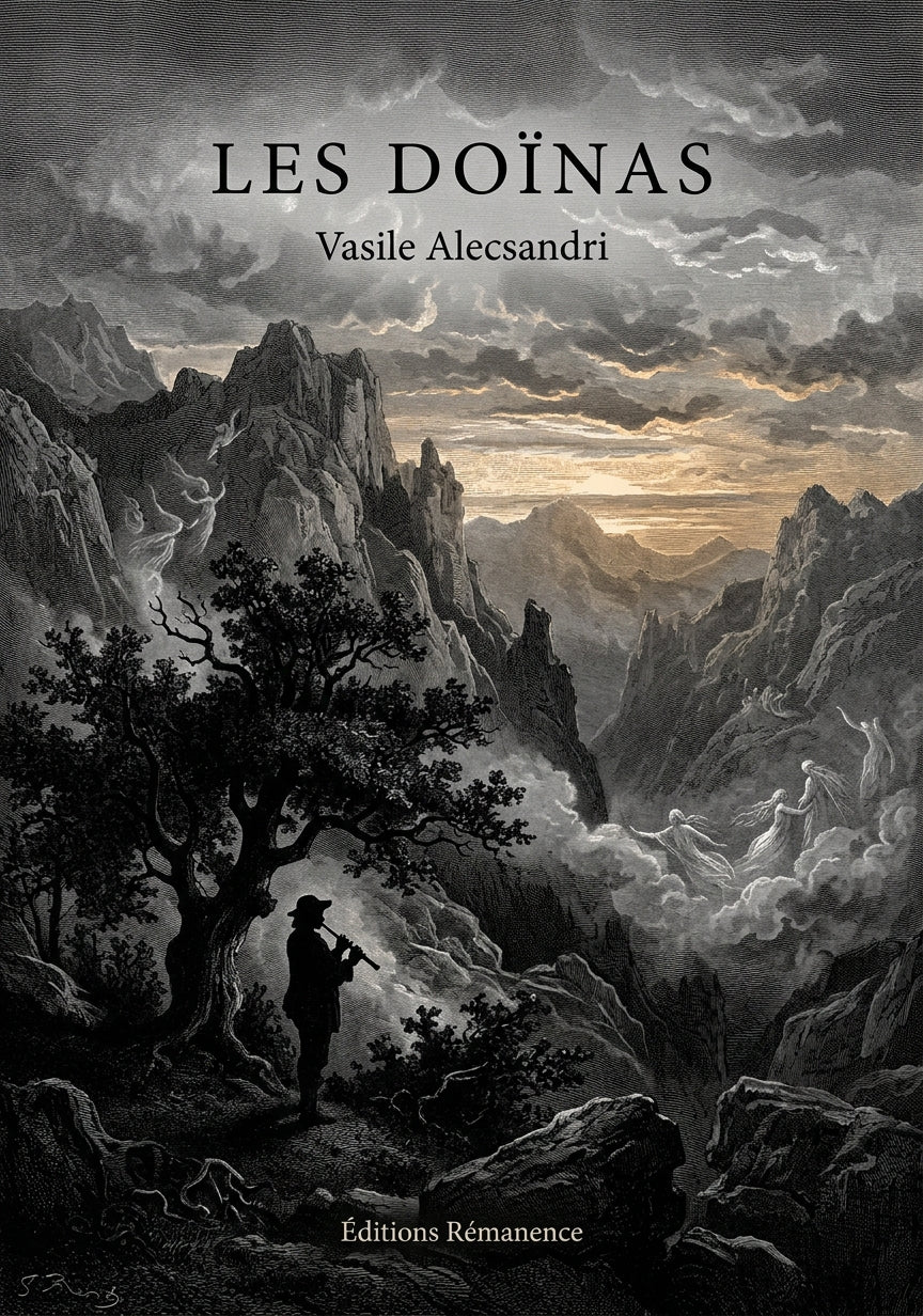 Livre Les Doïnas par Vasile Alecsandri - Couverture - Editions Remanence