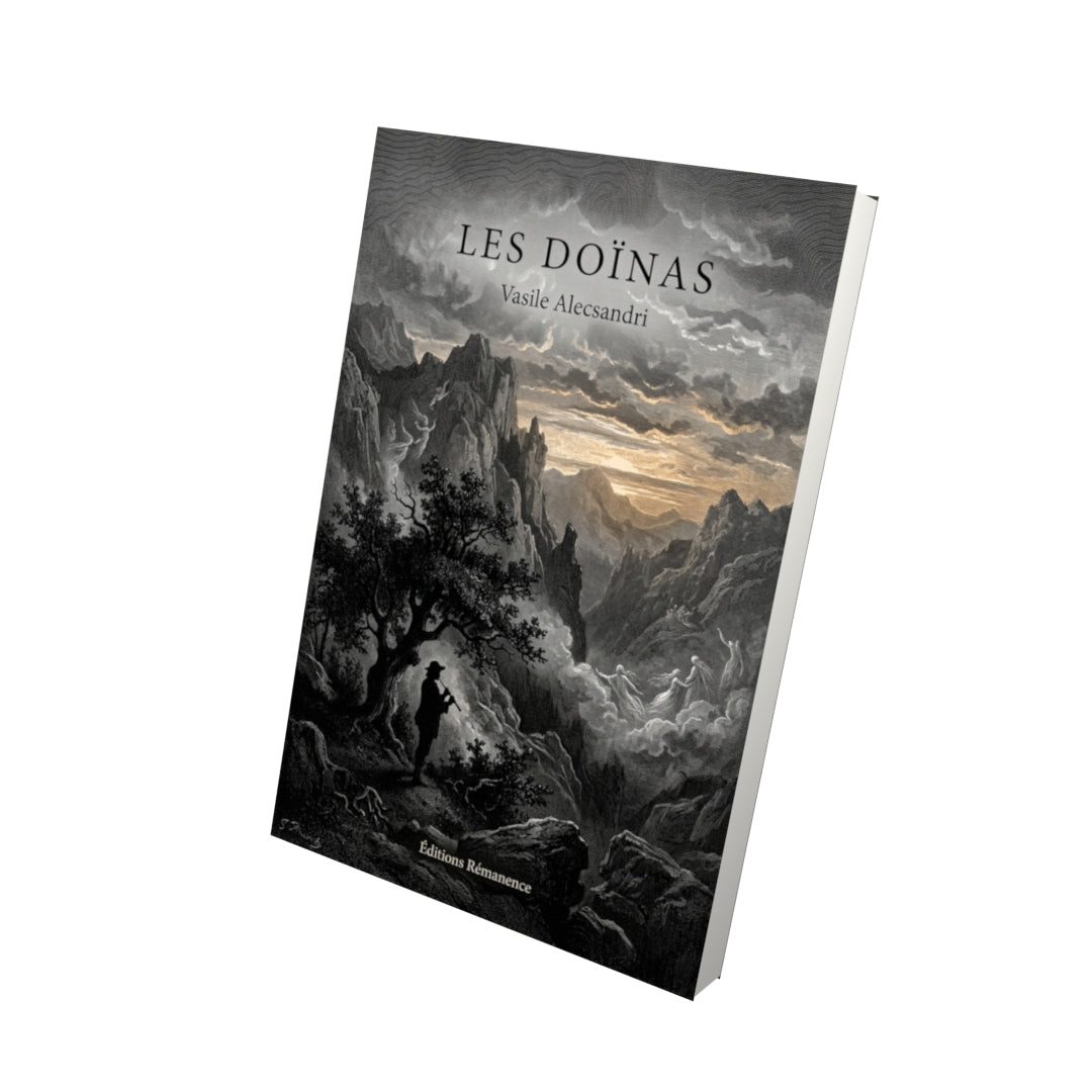 Livre Les Doïnas par Vasile Alecsandri - Vue 3D - Editions Remanence