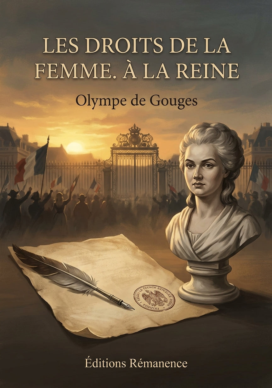 Livre Les Droits de la femme. À la reine par Olympe de Gouges - Couverture - Editions Remanence