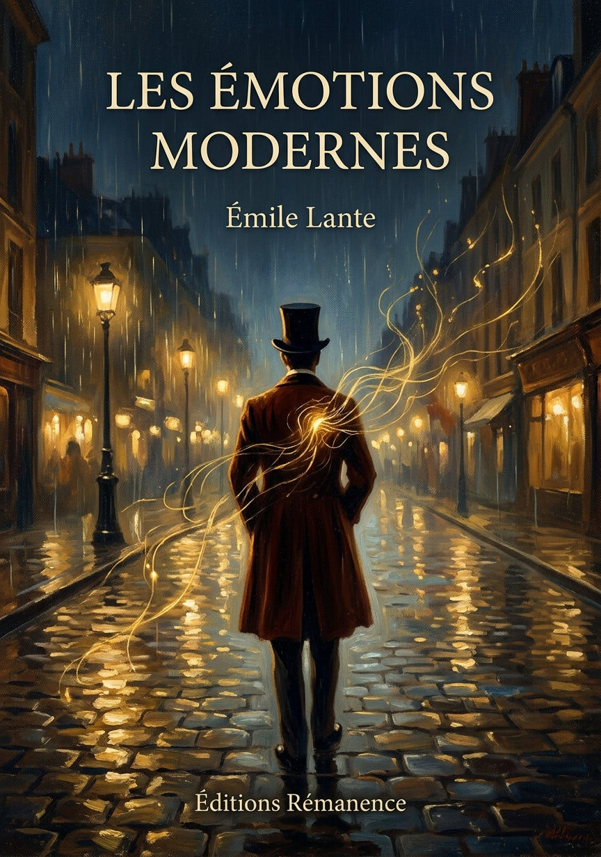 Livre Les Émotions modernes par Émile Lante - Couverture - Editions Remanence