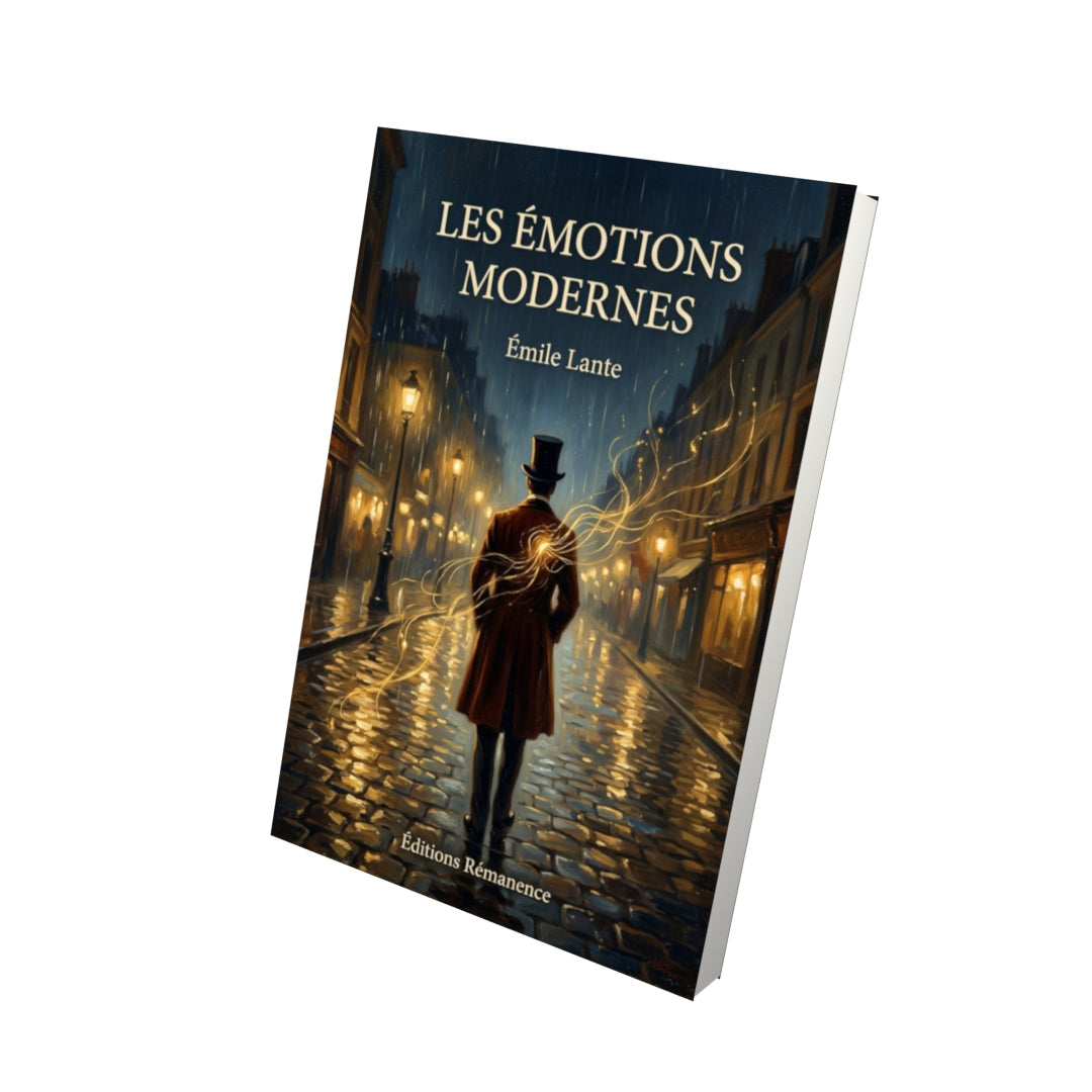Livre Les Émotions modernes par Émile Lante - Vue 3D - Editions Remanence