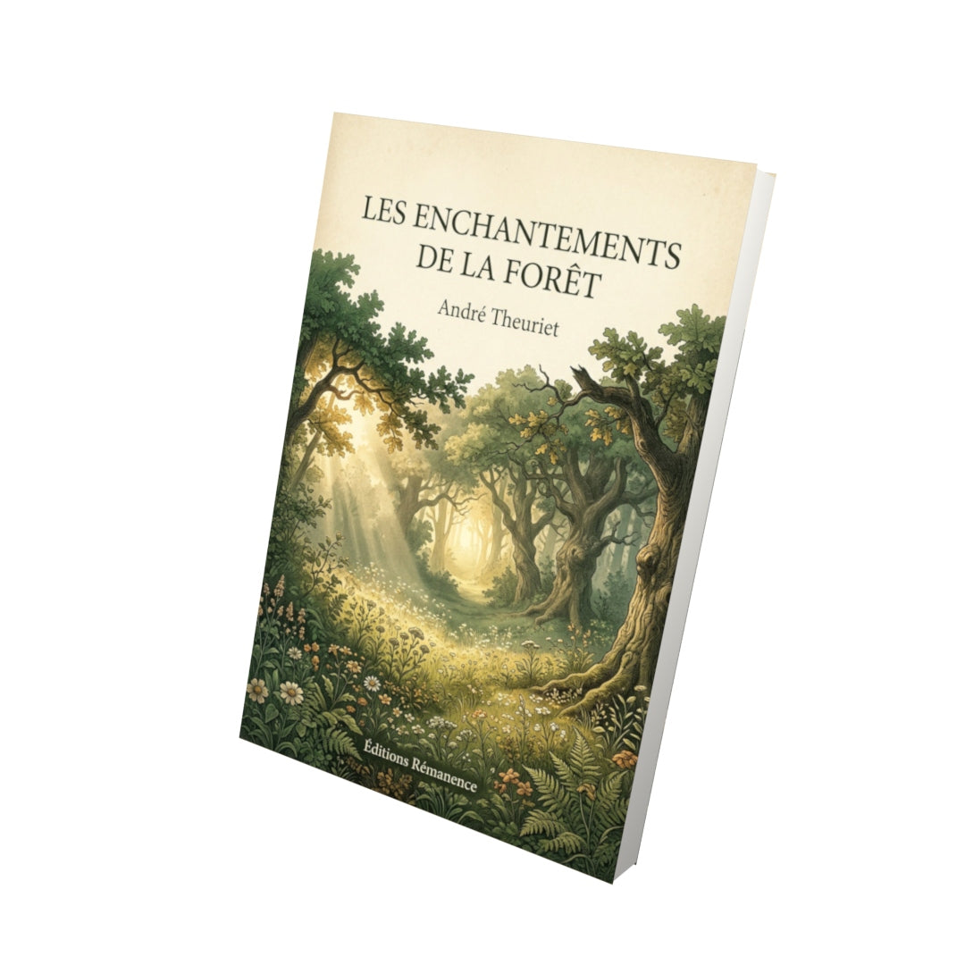 Livre Les enchantements de la forêt - André Theuriet - Vue 3D - Editions Remanence