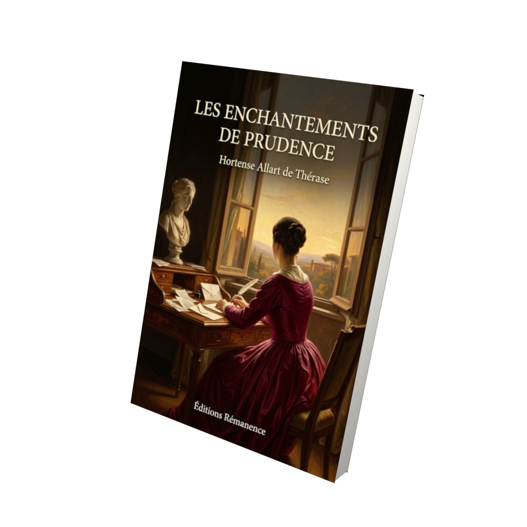 Livre Les Enchantements de Prudence par Hortense Allart de Thérase - Vue 3D - Editions Remanence