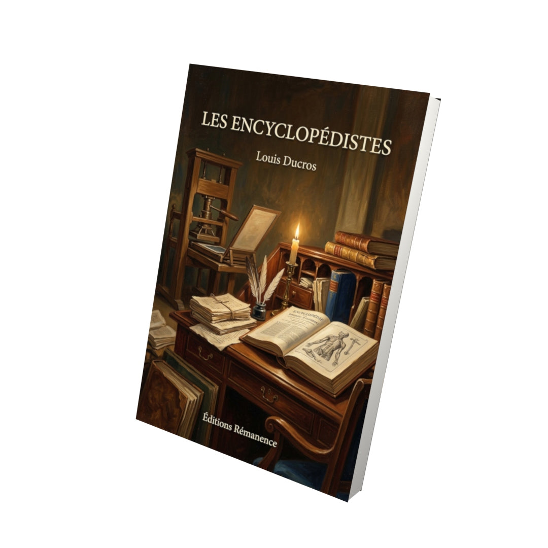 Livre Les Encyclopédistes par Louis Ducros - Vue 3D - Editions Remanence