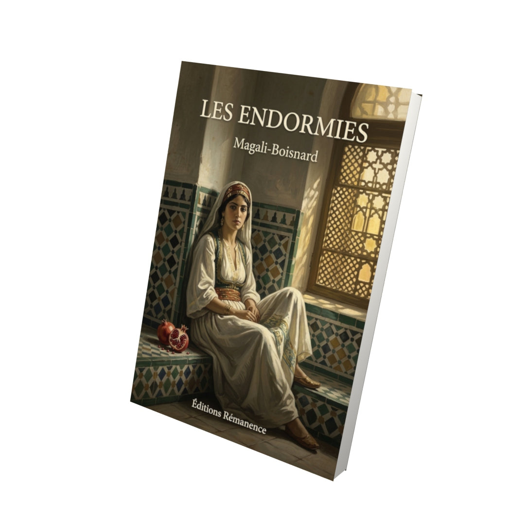 Livre Les endormies - Magali-Boisnard - Vue 3D - Editions Remanence
