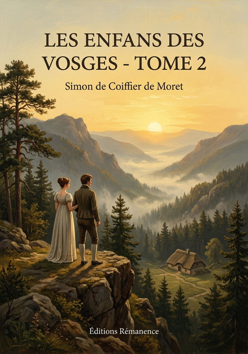 Livre Les enfans des Vosges - Tome 2 par Simon de Coiffier de Moret - Couverture - Editions Remanence