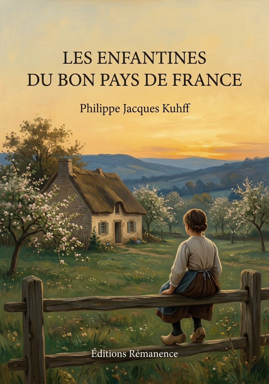 Livre Les Enfantines du bon pays de France par Philippe Jacques Kuhff - Couverture - Editions Remanence