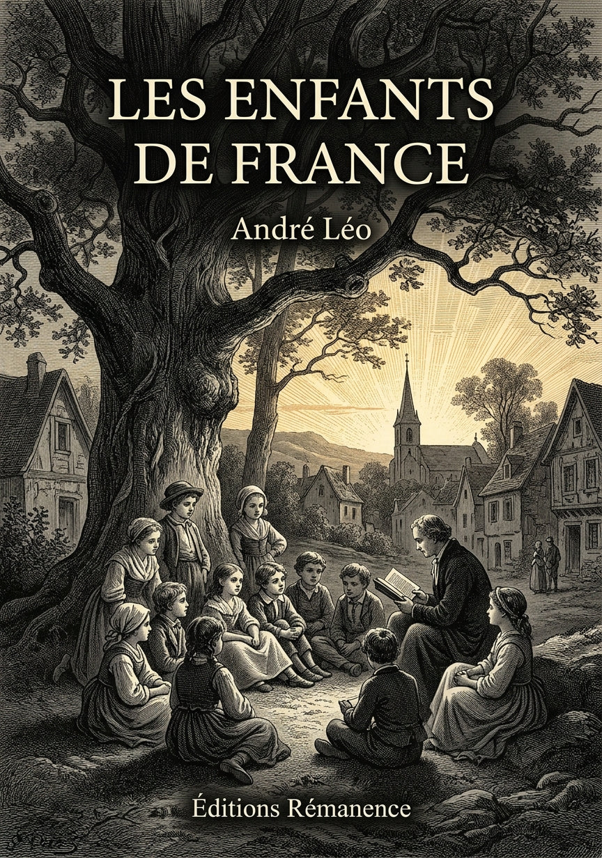 Livre Les enfants de France par André Léo - Couverture - Editions Remanence