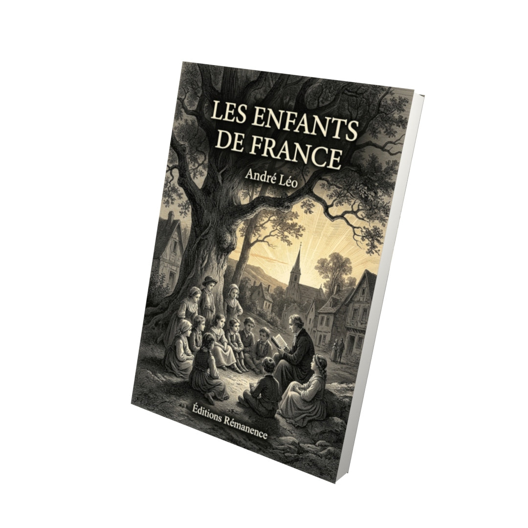 Livre Les enfants de France par André Léo - Vue 3D - Editions Remanence