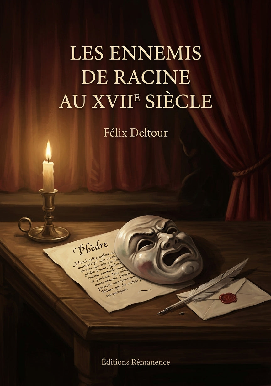 Livre Les Ennemis de Racine au XVIIe siècle par Félix Deltour - Couverture - Editions Remanence