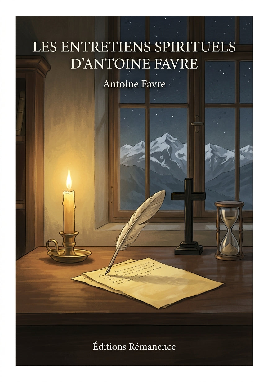Livre Les entretiens spirituels d’Antoine Favre par Antoine Favre - Couverture - Editions Remanence
