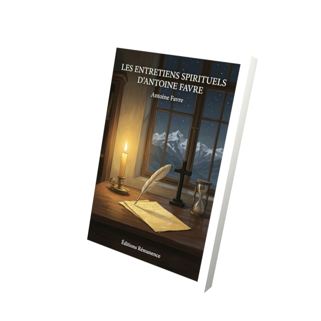 Livre Les entretiens spirituels d’Antoine Favre par Antoine Favre - Vue 3D - Editions Remanence