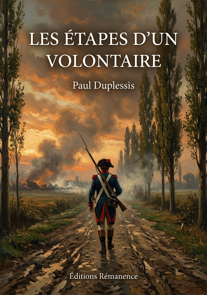 Livre Les Étapes d’un volontaire par Paul Duplessis - Couverture - Editions Remanence