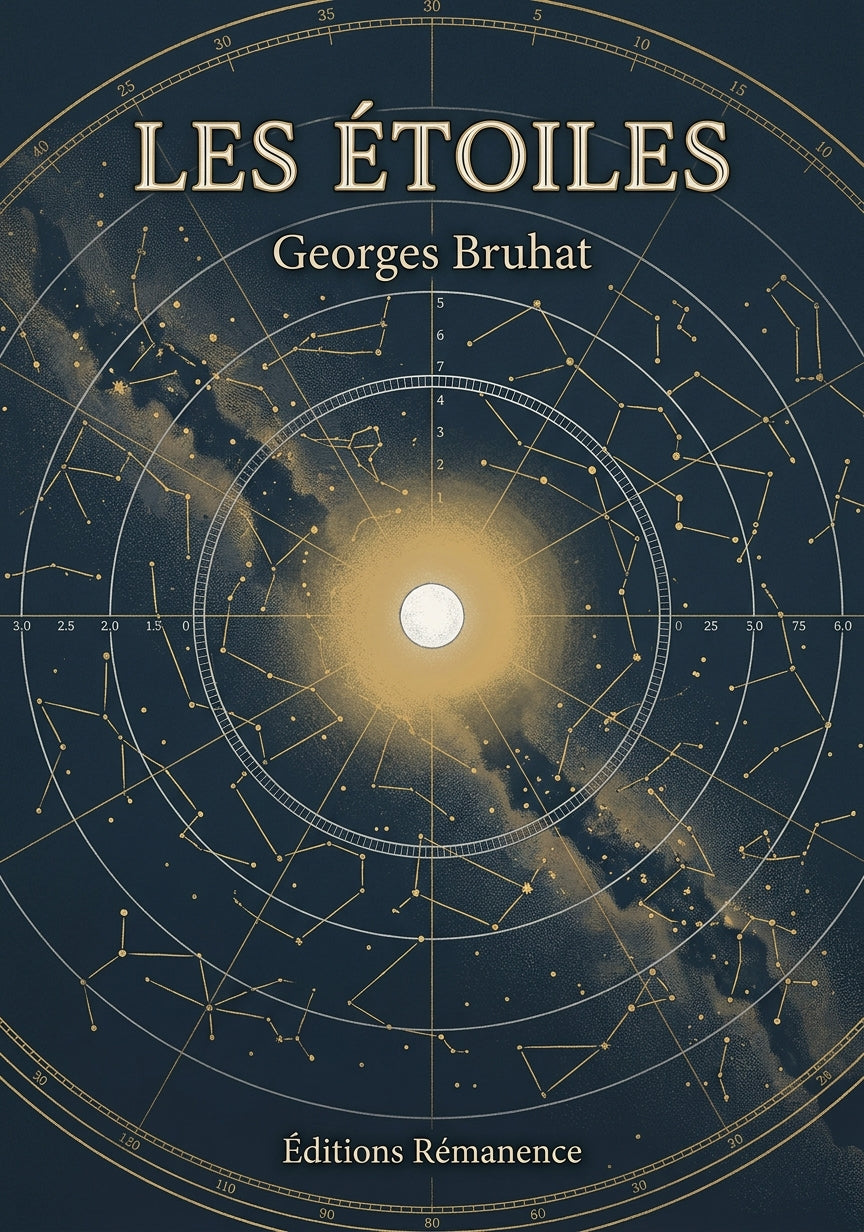 Livre Les Étoiles par Georges Bruhat - Couverture - Editions Remanence