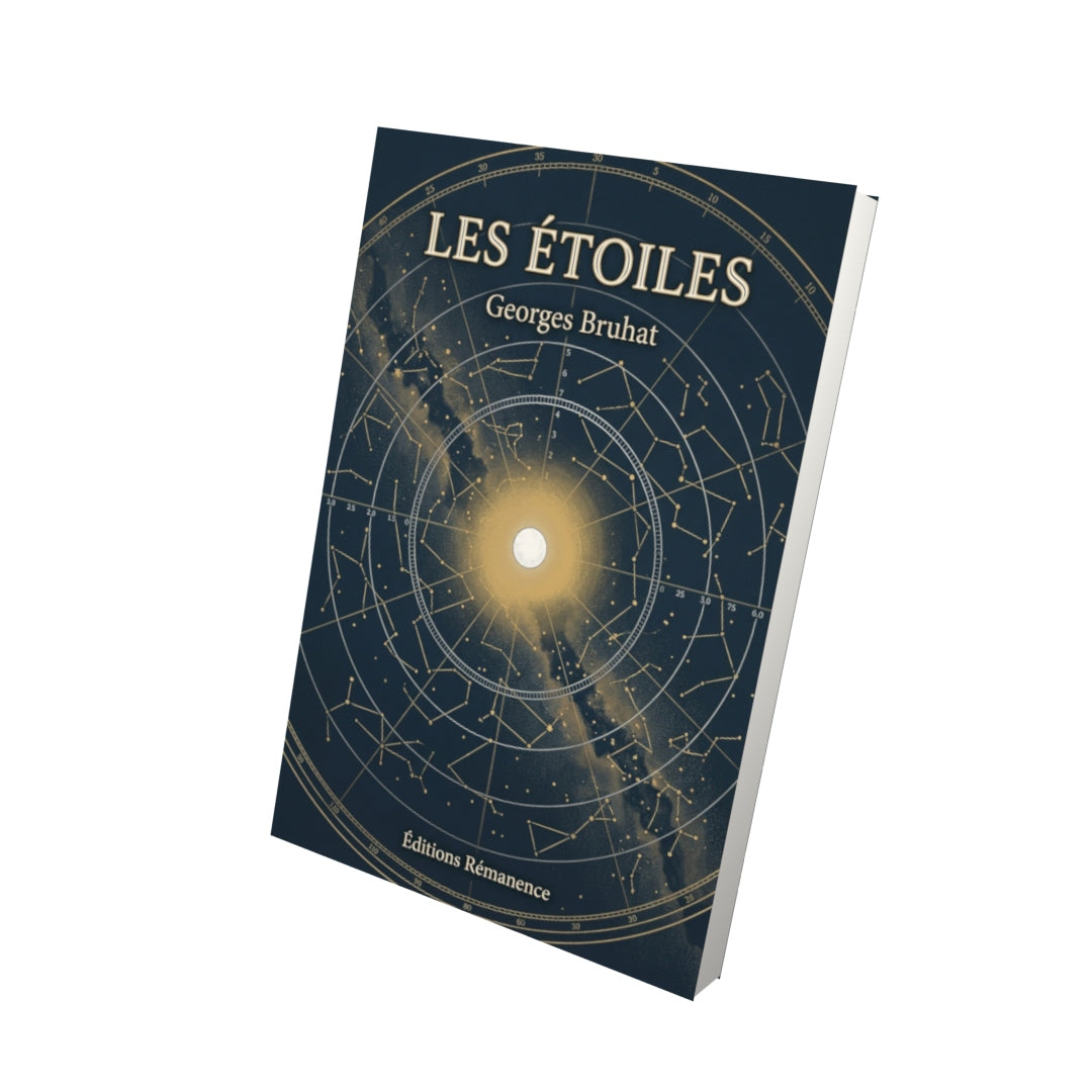 Livre Les Étoiles par Georges Bruhat - Vue 3D - Editions Remanence