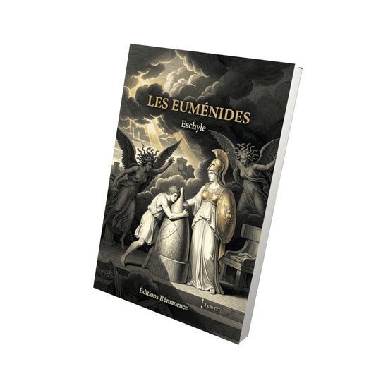 Livre Les Euménides par Eschyle - Vue 3D - Editions Remanence