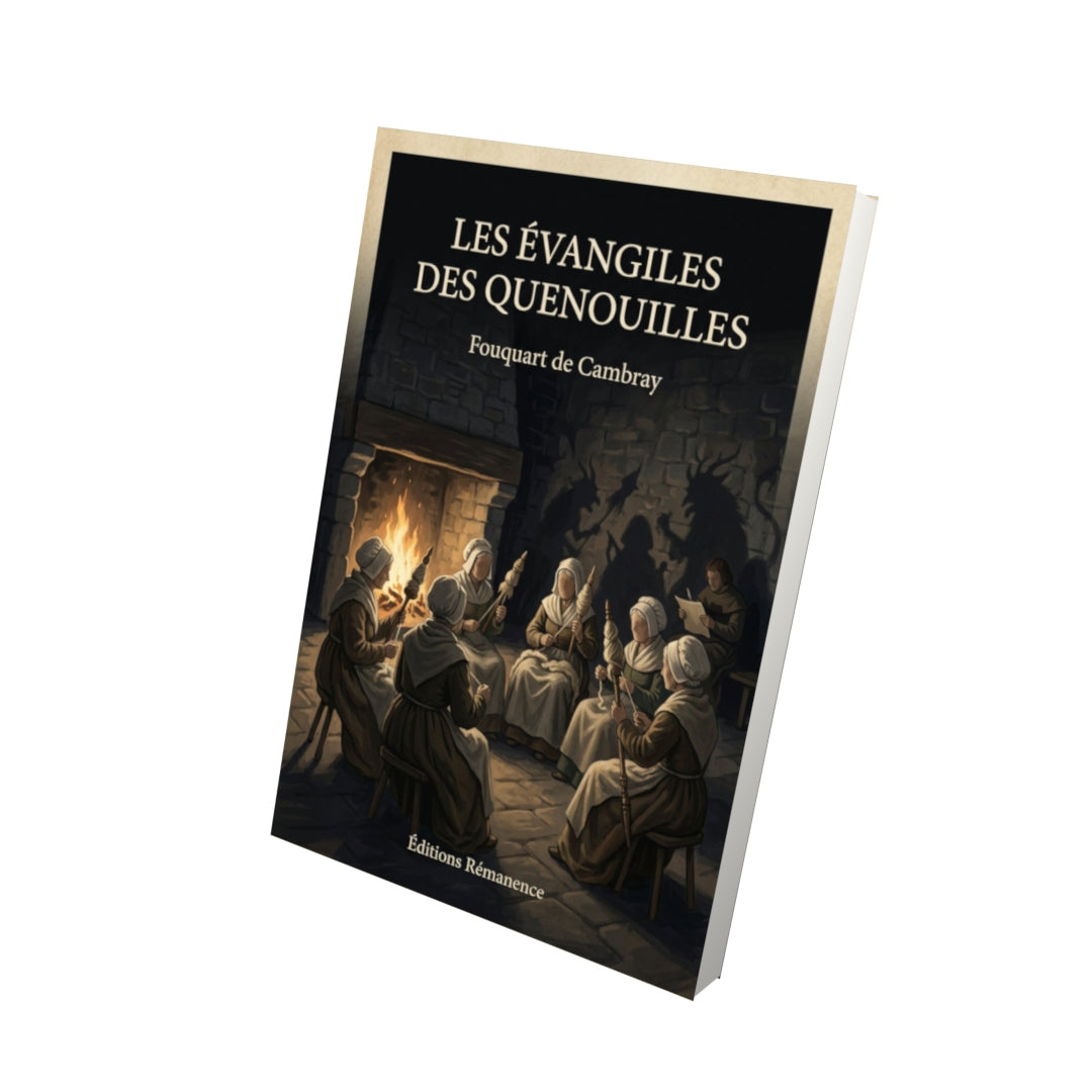 Livre Les évangiles des quenouilles - Fouquart de Cambray - Vue 3D - Editions Remanence